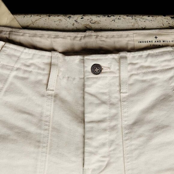 Imogene + Willie Hencye Canvas Workpant in Natural 34" x 30" - Picture 4 of 10